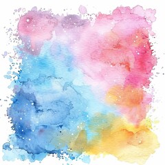 Obraz premium watercolor stains on white sheet.