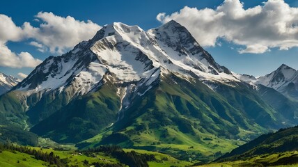 landscape in the mountains