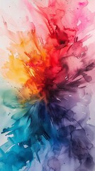 Obraz premium watercolor stains on white sheet.