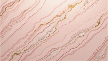 Fototapeta premium Rose Gold Marble Slab Background, Rich Pink Marble with Intricate Metallic Gold Veins, Soft and Elegant Color Palette