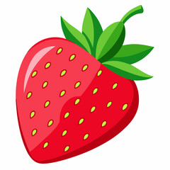 strawberry isolated on white background