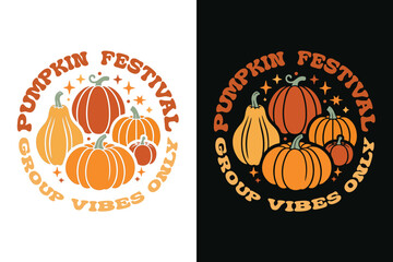 Thanksgiving t shirt design with pumpkin