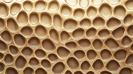 Elegant abstract design a study of organic shapes and textures in golden tones for modern aesthetic appeal