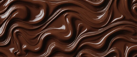 chocolate background with waves