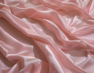 Shiny and Glossy Pink Fabric