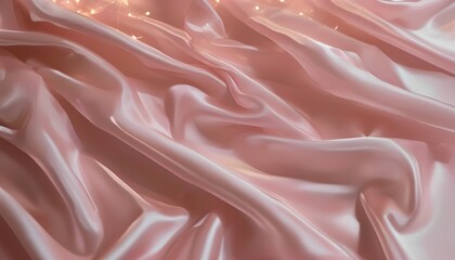 Shiny and Glossy Pink Fabric