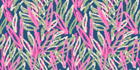 Abstract organic shapes pattern. Vector hand drawn sketch. Multicolor creative forms print. Colorful background. Contemporary ornament.