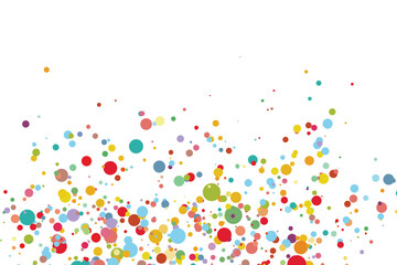 Light multicolor background, colorful vector texture with circles. Splash effect banner. Glitter silver dot abstract illustration with blurred drops of rain. Pattern for web page, banner,poster, card