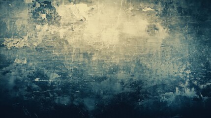 Obraz premium Vintage grunge background texture featuring dark gray and blue tones creates an eerie atmosphere, ideal for design projects or enhancing illustrations with a unique vintage vibe, adding depth and char
