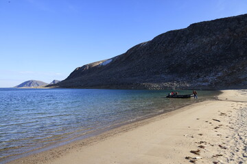 Parryoya Island in the Seven Islands Archipelago, Svalbard