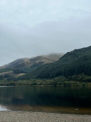 Obraz premium lake and mountains