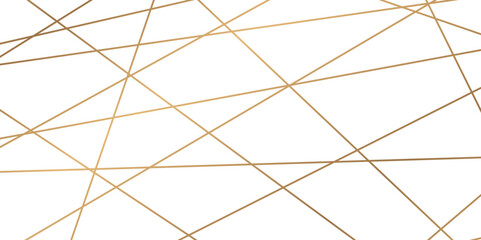 Abstract luxury gold geometric random chaotic lines. Random geometric line pattern on a transparent background. Random chaotic lines abstract geometric patterns of modern design.