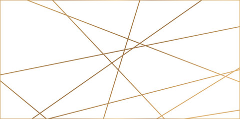 Obraz premium Abstract luxury gold geometric random chaotic lines. Random geometric line pattern on a transparent background. Random chaotic lines abstract geometric patterns of modern design.