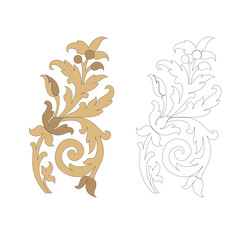 ANCIENT ROMAN AND HISTORICAL CLASSIC DECORATIONS GOTHIC COLUMNS AND FRIEZES IN ANCIENT VENICE STYLE