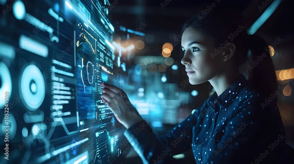 Poster digital marketer collaborating with assistant to optimize landing page for improved conversion rates