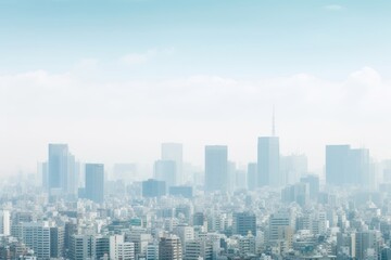 Fototapeta premium Tokyo cityscape architecture outdoors building.