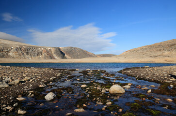 Parryoya Island in the Seven Islands Archipelago, Svalbard