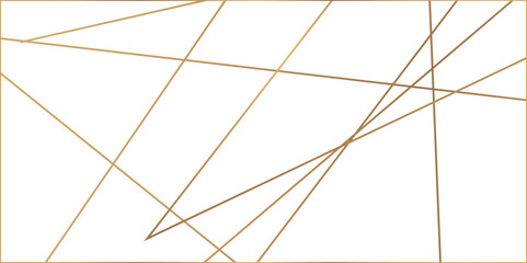 Obraz premium Abstract luxury gold geometric random chaotic lines. Random geometric line pattern on a transparent background. Random chaotic lines abstract geometric patterns of modern design.