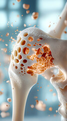 Exploring the intricate structure of bone a detailed look at osteoporosis and its effects on human anatomy