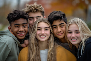Obraz premium Happy young people