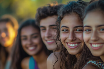 Fototapeta premium Happy young people