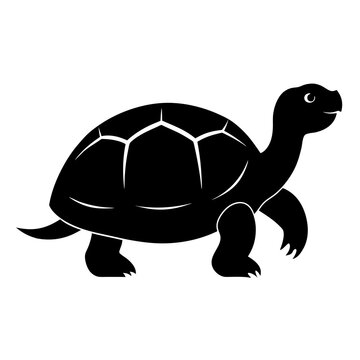 recommend clip art: Tortoise Silhouette Vector Icon.