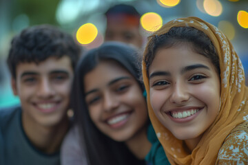 Fototapeta premium Happy young people