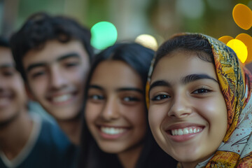 Fototapeta premium Happy young people
