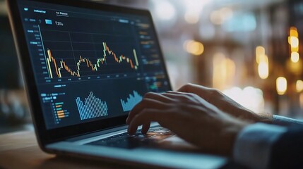 Fototapeta premium Business Analytics and Data Visualization Concept