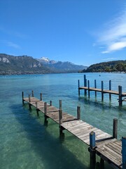 Naklejka premium Lake front Annecy France