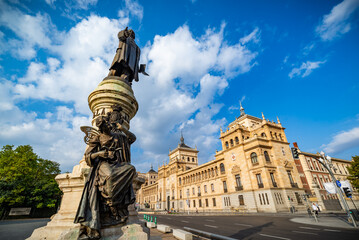Calles principales de Valladolid, Espa&ntilde;a. Capital de la Comunidad Aut&oacute;noma de Castilla y Le&oacute;n