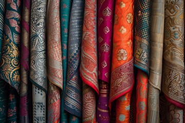 Colorful Textile Display