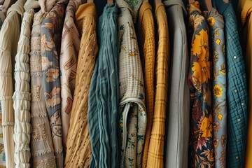 Colorful Textile Display