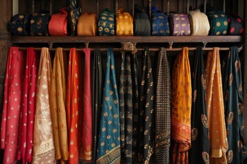 Colorful Textile Display