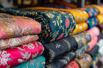 Colorful Textile Display
