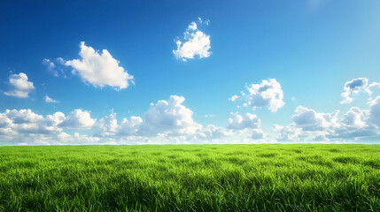 Fototapeta premium green grass and sky