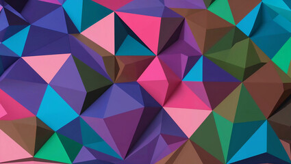 Colorful Abstract Geometric Polygonal Background
