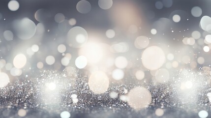 Abstract Sparkling Light Bokeh Background