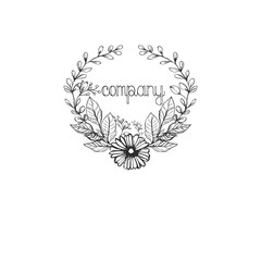Floral Wreath Logo