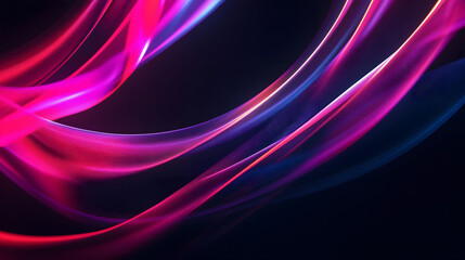 Naklejka premium Colorful abstract background with dynamic lines and glowing effects in vibrant pink and blue, perfect for art and design applications