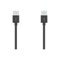 Stylish HDMI cable vector design featuring detailed connectors and dynamic lines