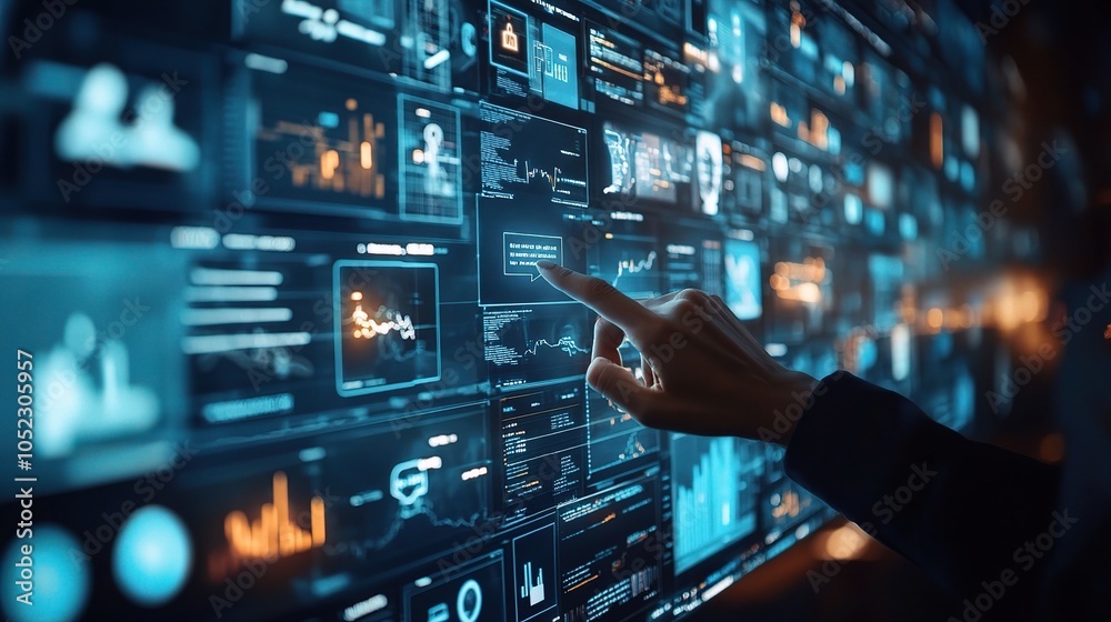 Poster interactive data visualization interface for analysis