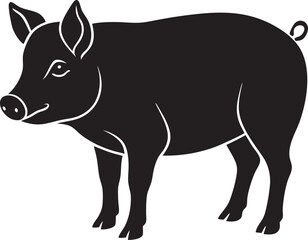 Fototapeta premium silhouette of a bull