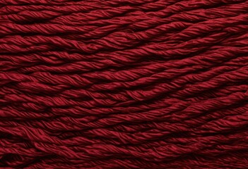 Fototapeta premium close view lush red drapery fabric showcasing rich texture vibrant hues captivating visual impact, aesthetic, backdrop, chic, colors, craft, decor