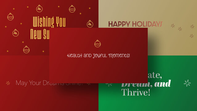 Twinkling Tinsel Tidings | Christmas Title in 4K Resolution