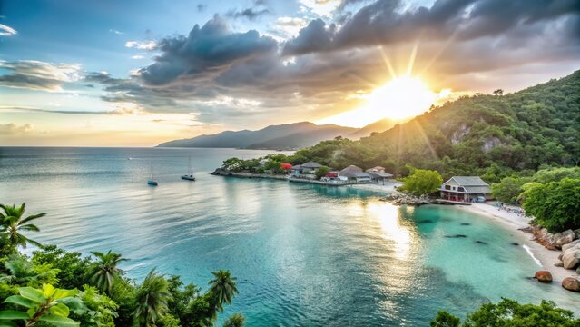Captivating Labadee Beach Paradise - Stunning Product Photography of Haiti's Tropical Beauty