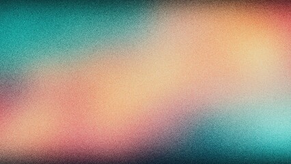 Abstract soft blue gradient with subtle light highlights and textured noise effect, creating a calming ethereal background - Grainy gradients style, vintage noise, abstract background