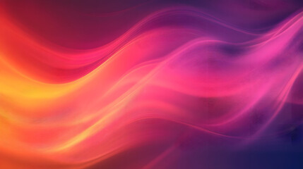 Obraz premium Abstract Colorful Wave Background with Silk-like Texture and Soft, Flowing Motion in Vibrant Hues of Blue, Pink, and Purple