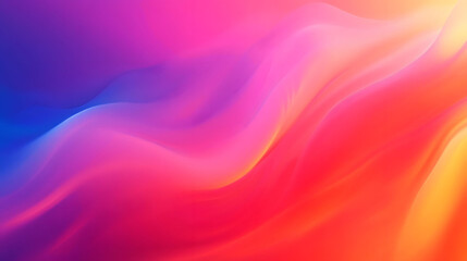 Obraz premium Abstract Colorful Wave Background with Silk-like Texture and Soft, Flowing Motion in Vibrant Hues of Blue, Pink, and Purple