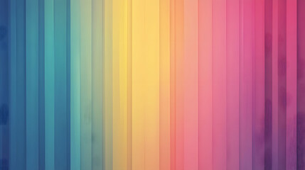 Obraz premium Colorful seamless vector illustration of vertical striped lines in pastel colors, perfect for wallpaper, backdrop, or design